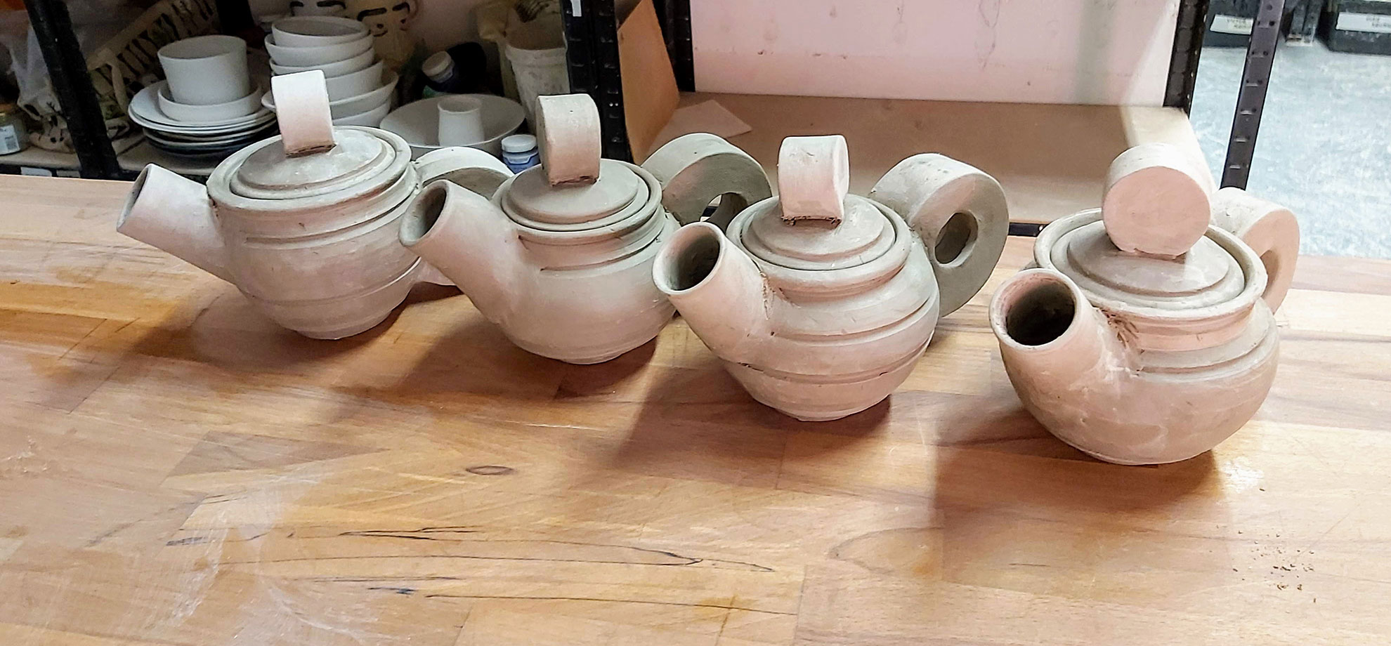 White Teapots