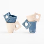 Blue and White Demitasse Cups